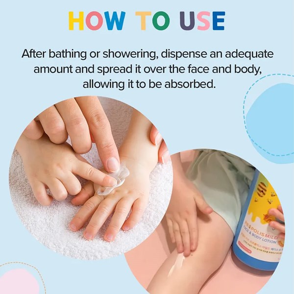Sữa dưỡng thể dành cho mặt và body cho bé Formalbee Kids Propolis Mild Face & Body Lotion