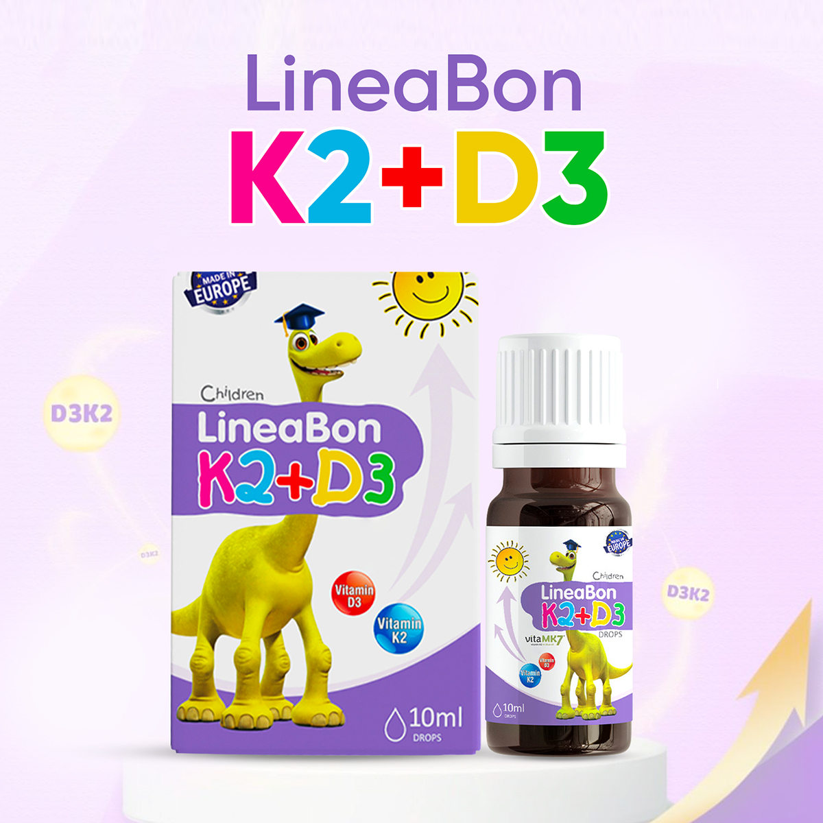 Siro D3 K2 Lineabon 10ml