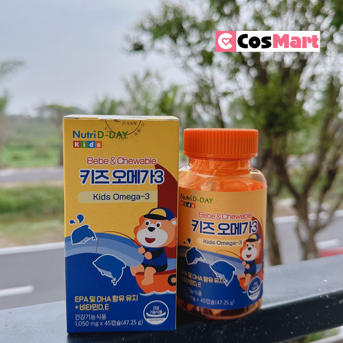 Omega 3 cho bé Nutri D Day 45 viên vị xoài cam