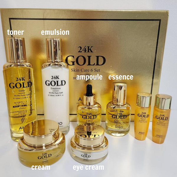 Set dưỡng da Anjo tinh chất vàng Hàn Quốc