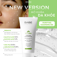 Sữa rửa mặt Purifying Cleansing Gel Babe Laboratorios cho da dầu mụn