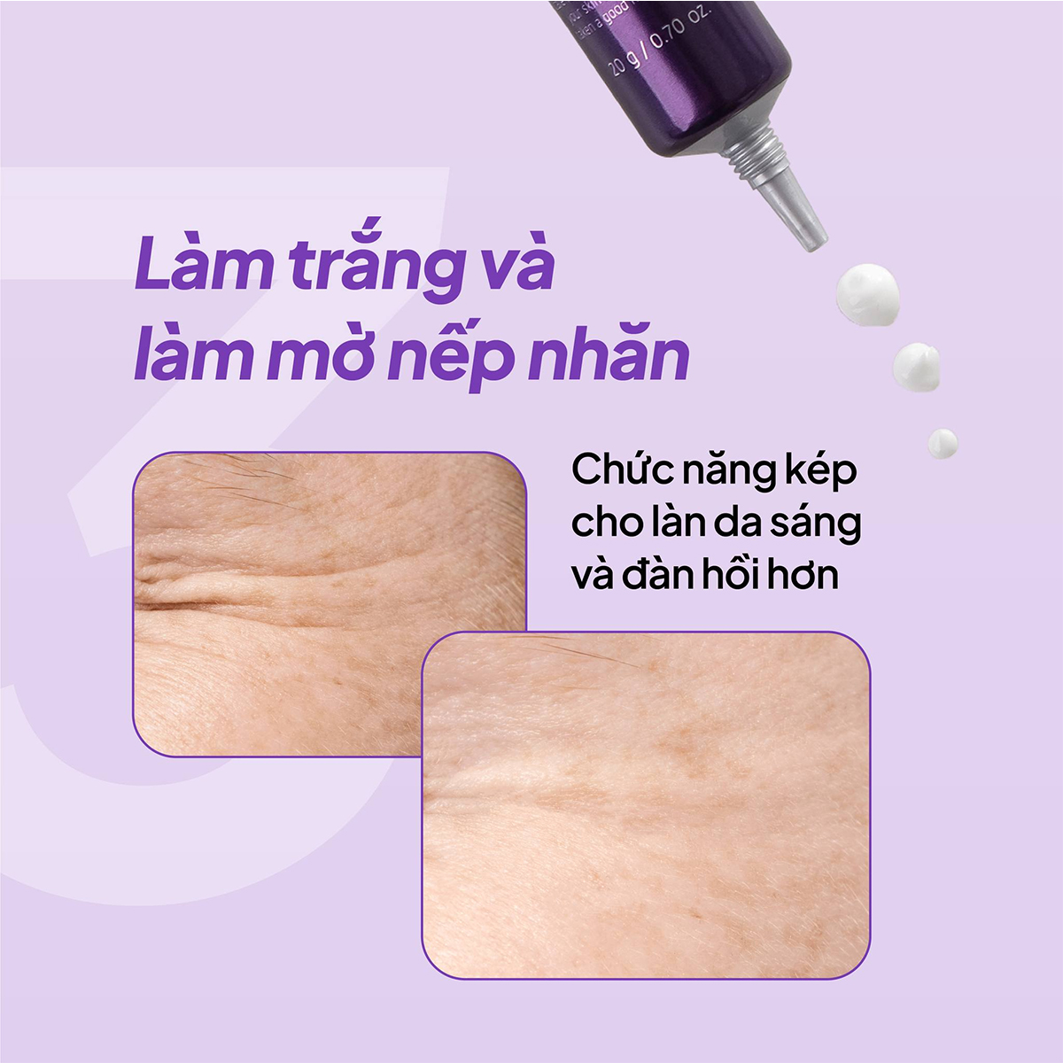 Kem mắt dưỡng trắng xóa nhăn Maxclinic melatonin eye cream 20g