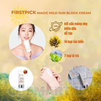 Kem chống nắng lành tính từ tảo biển và thảo mộc Firstpick magic mild sun cream SPF50+ PA++++ 60g