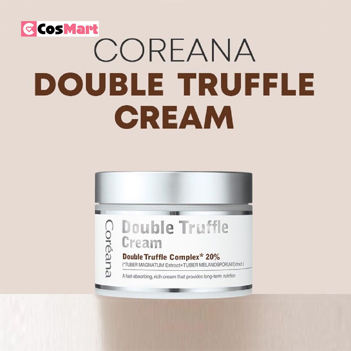 Kem dưỡng da Coreana Double Truffle Cream 100ml Hàn Quốc