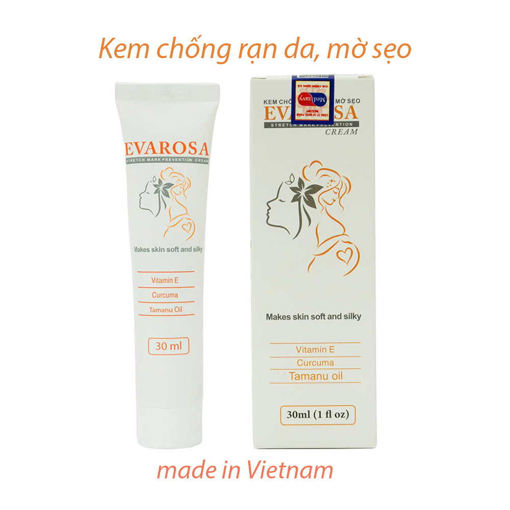 Kem chống rạn da mờ sẹo EVAROSA 30ml hàng Việt Nam