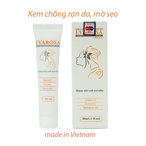 Kem chống rạn da mờ sẹo EVAROSA 30ml hàng Việt Nam