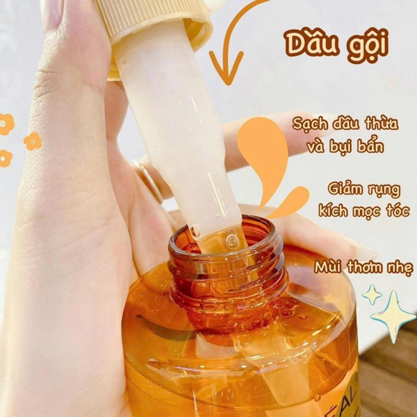 Bộ dầu gội, dầu xả L'oreal Paris Elseve vàng