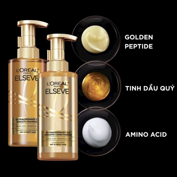 Bộ dầu gội, dầu xả L'oreal Paris Elseve vàng