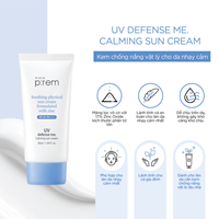 Kem Chống Nắng Vật Lý Make Prem UV Sun Cream Make P:rem