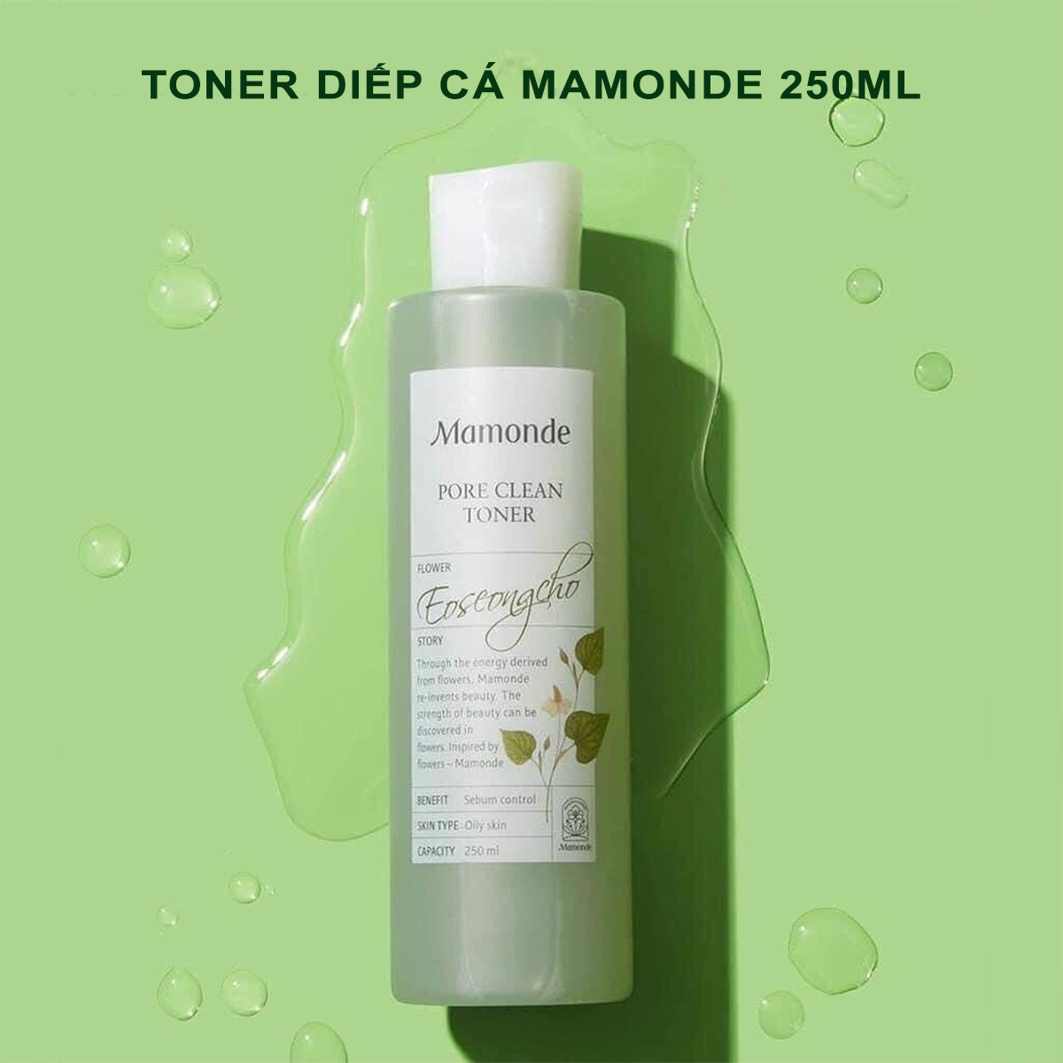 Nước hoa hồng Mamonde 250ml