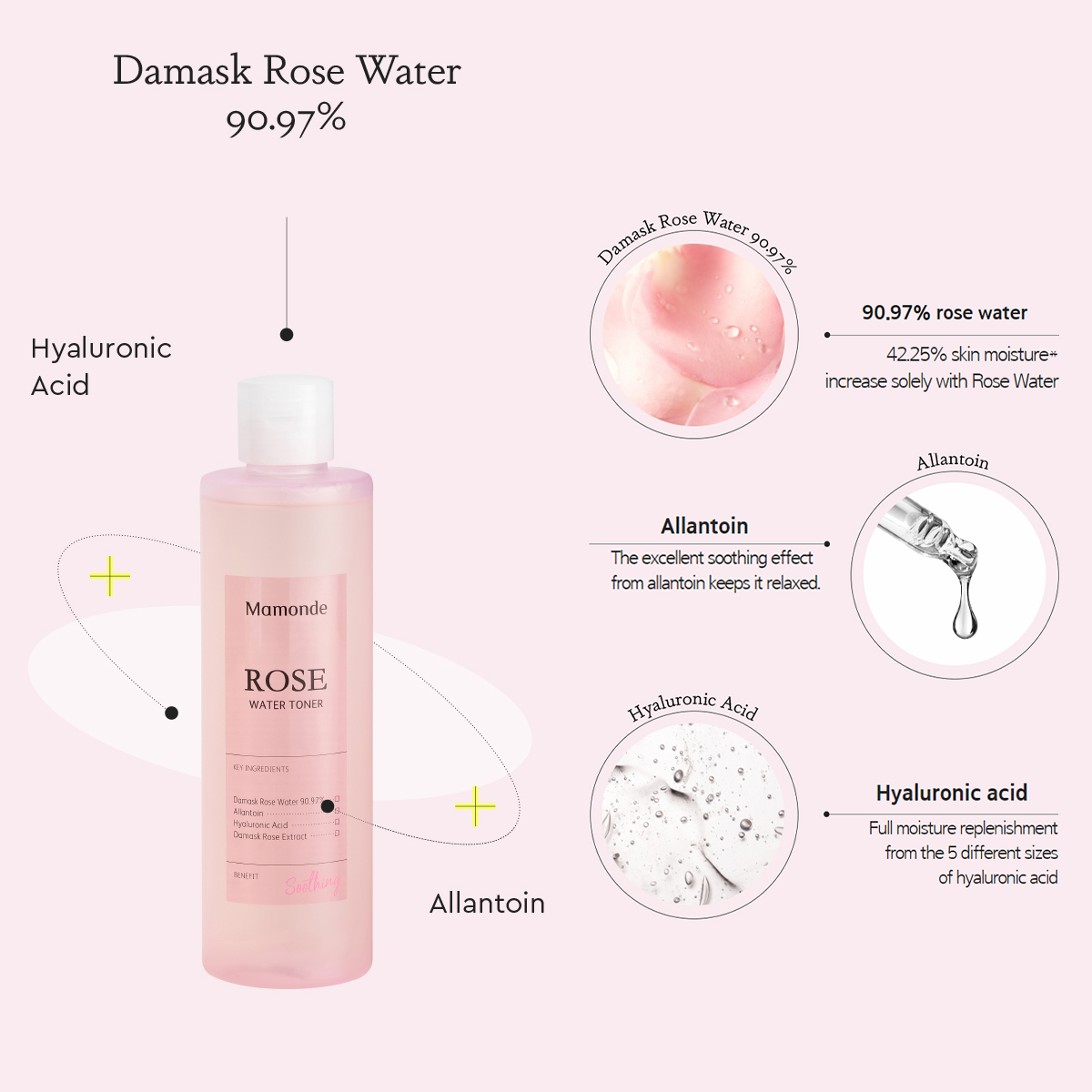 Nước hoa hồng Mamonde 250ml