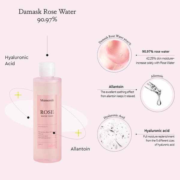 Nước hoa hồng Mamonde 250ml