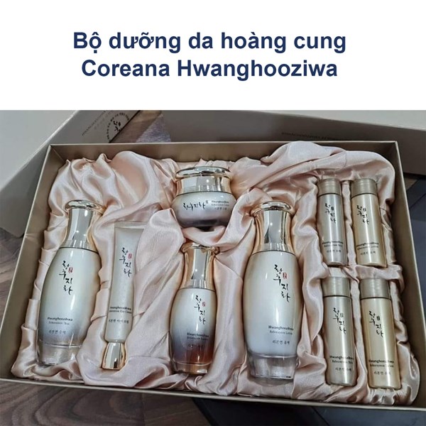 Bộ dưỡng da mềm mịn Coreana HwanghooziHwa 5 món Hàn Quốc