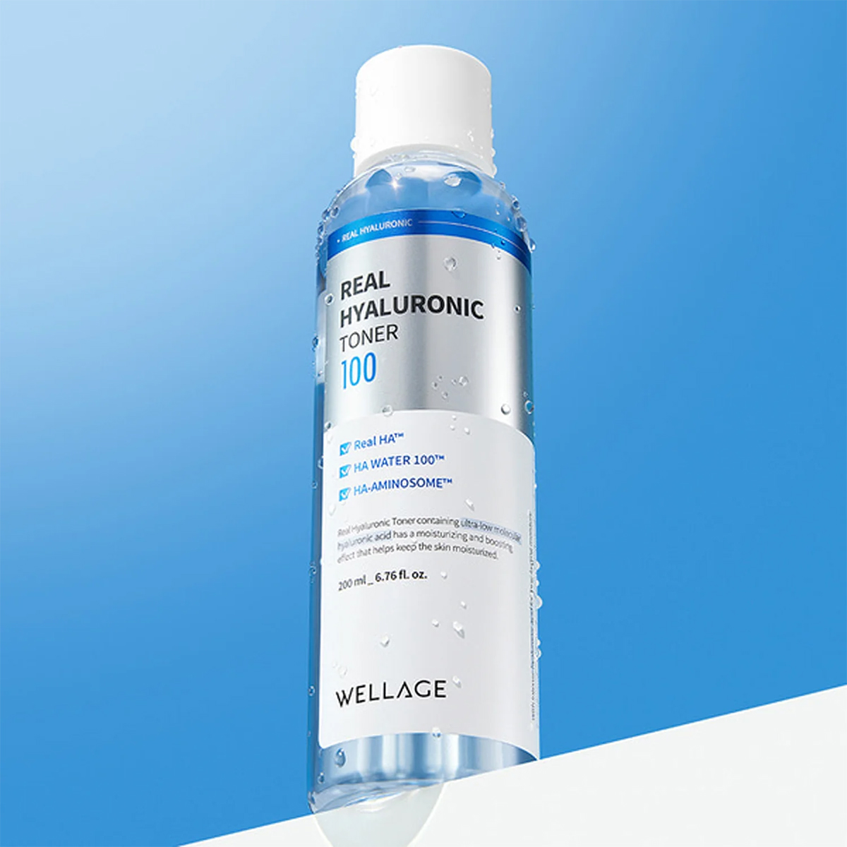 Bộ dưỡng da cấp ẩm, phục hồi Wellage Real Hyaluronic Blue Set