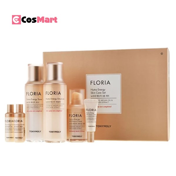 Bộ dưỡng da Floria Nutra Energy Tonymoly 3 món