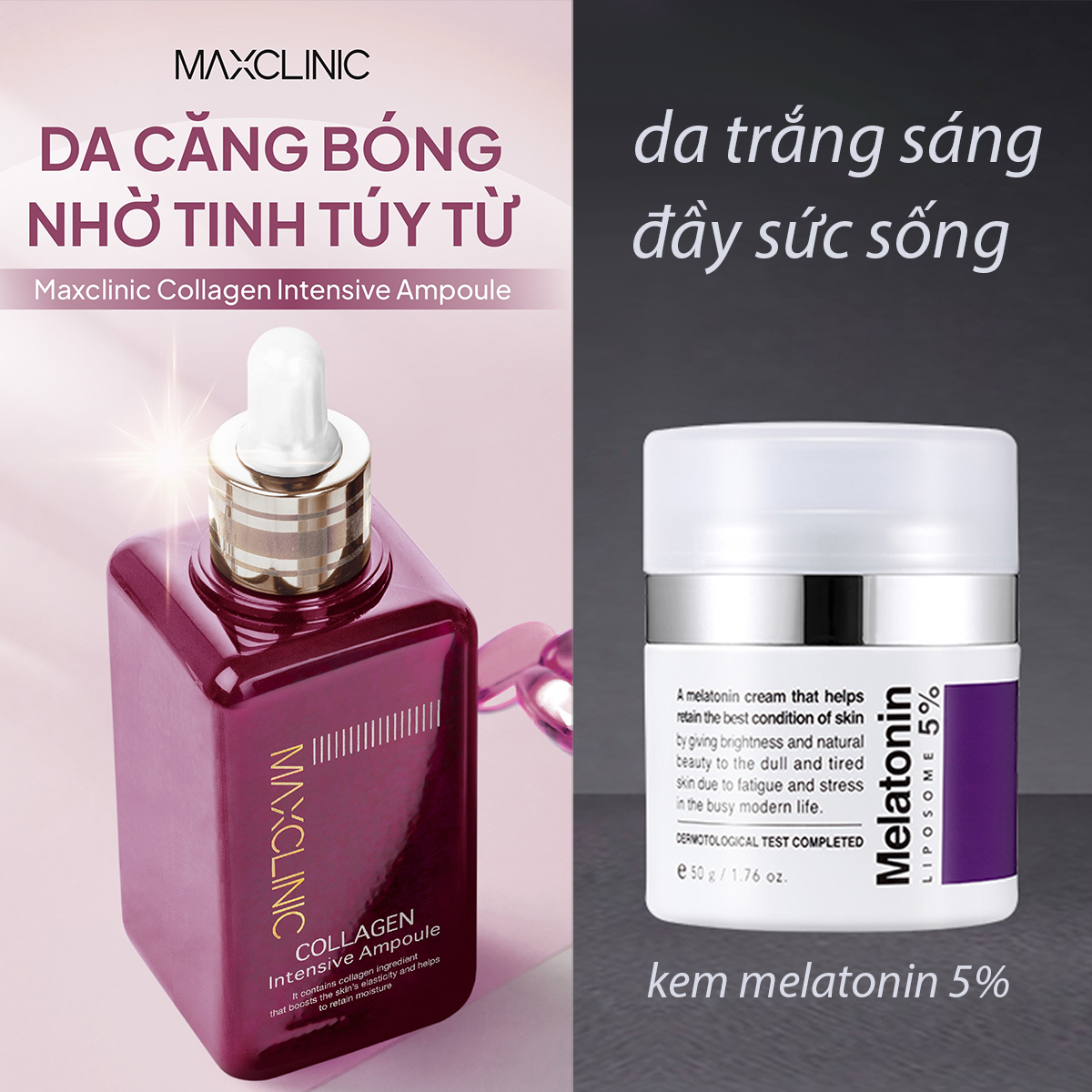 Combo dưỡng da chuyên sâu Maxclinic cao cấp