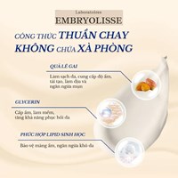 Sữa Rửa Mặt Thuần Chay 𝐄𝐦𝐛𝐫𝐲𝐨𝐥𝐢𝐬𝐬𝐞 𝐋𝐚𝐢𝐭-𝐂𝐫𝐞̀𝐦𝐞 𝐌𝐨𝐮𝐬𝐬𝐚𝐧𝐭 200ml