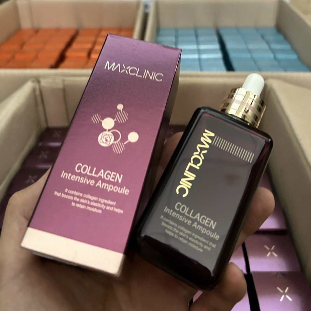 Dòng serum chống lão hóa xóa nhăn chống nắng dưỡng ẩm phục hồi da Maxclinic ampoule 100ml