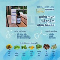 Serum ngừa mụn mờ thâm nám chống lão hóa Oviline 15ml