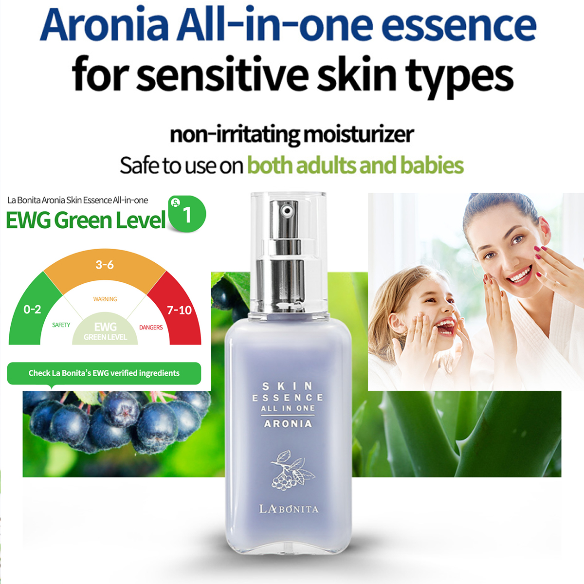 Serum dưỡng da từ quả mọng Labonita Arona 4in1 Essence 100ml