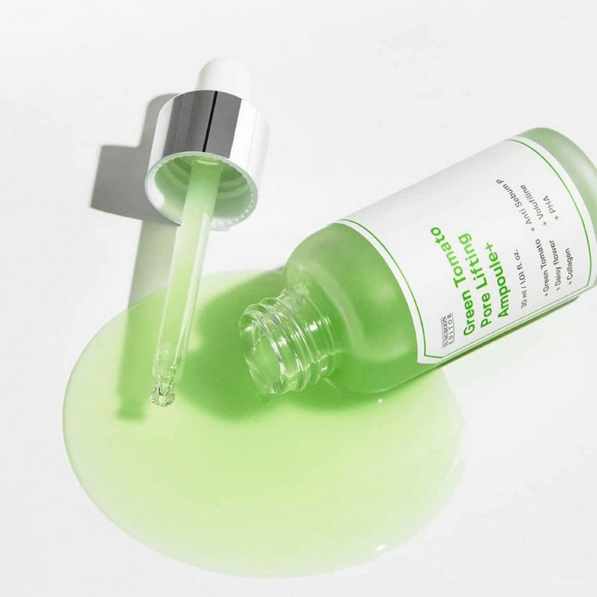 Serum thu nhỏ lỗ chân lông cà chua xanh sungboon green tomato pore lifting ampoule