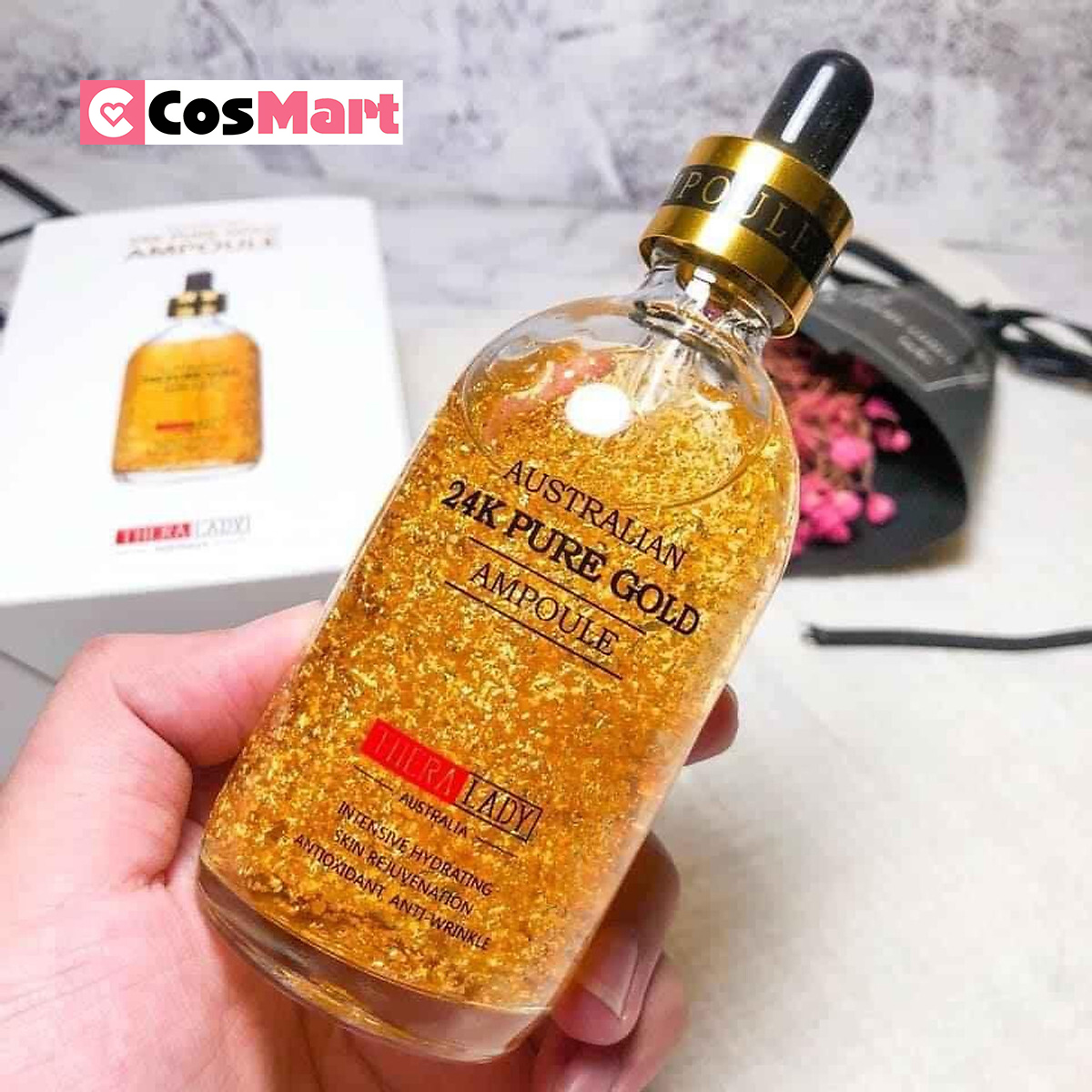 Serum tinh chất vàng 24k Pure Gold ampoule hàng Úc 100ml