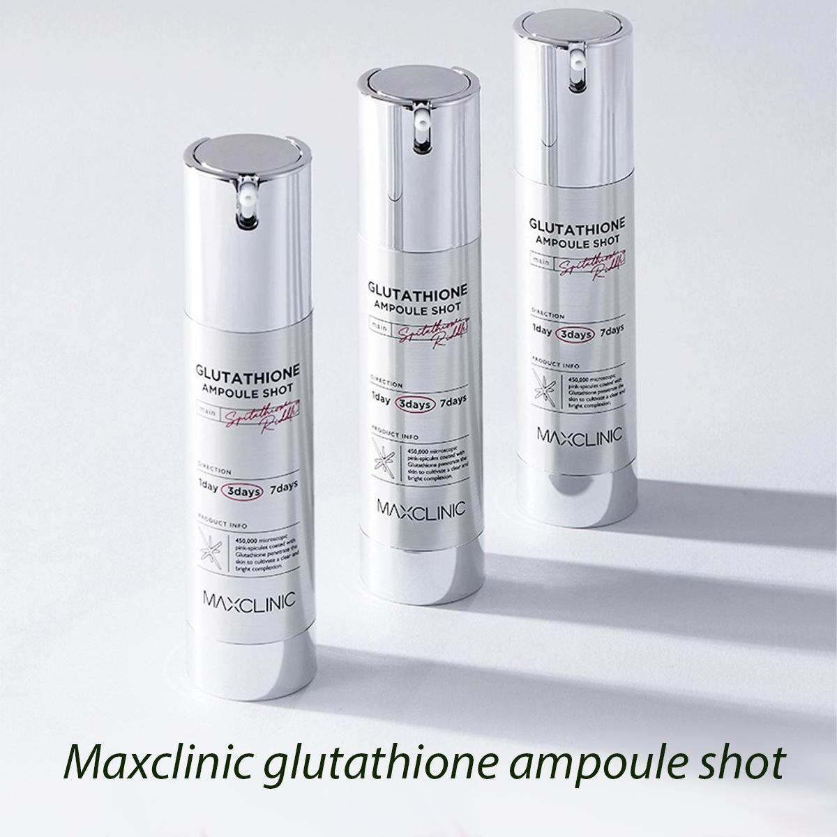 Tinh chất vi kim dưỡng trắng vượt trội Glutathione Ampoule Shot Maxclinic 50ml