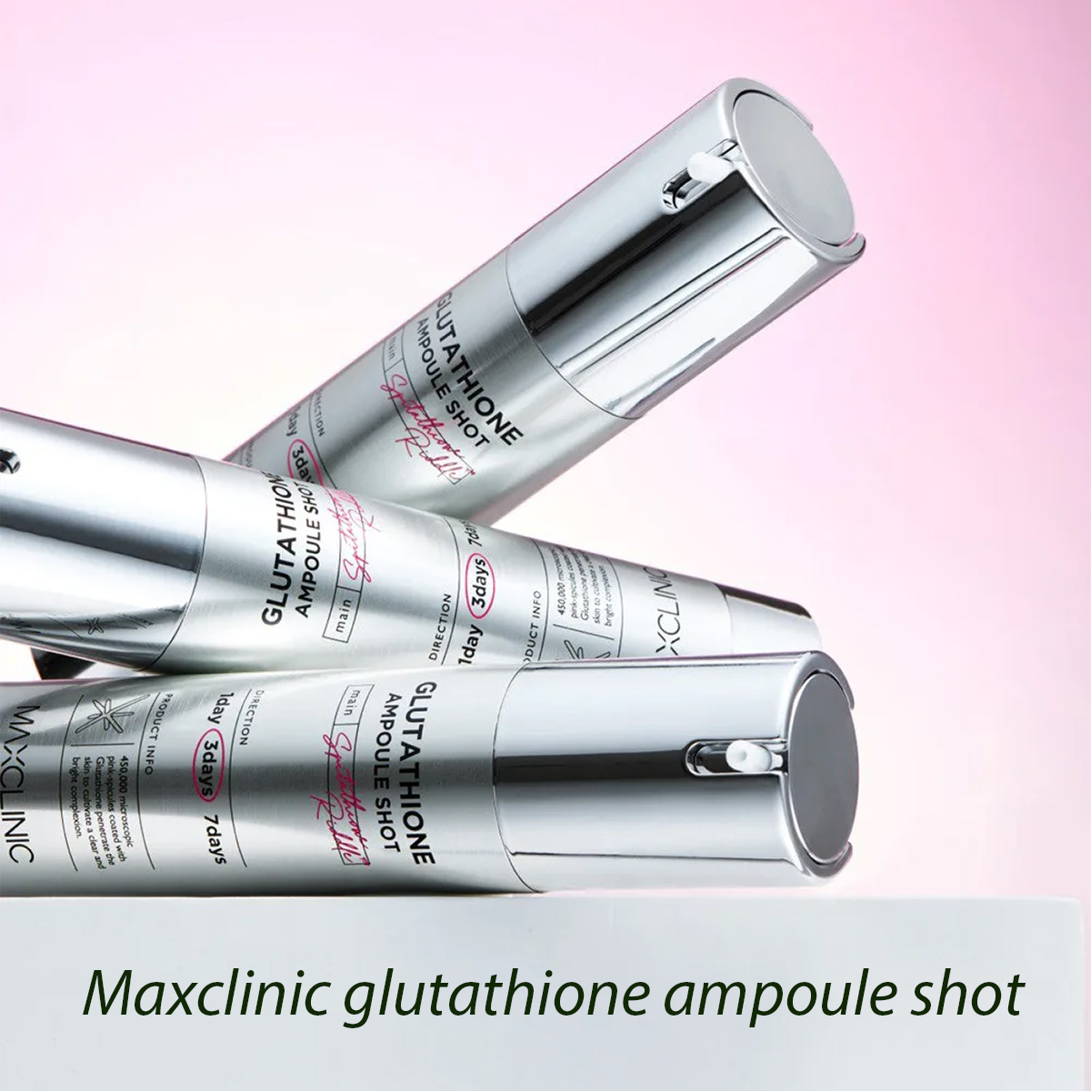 Tinh chất vi kim dưỡng trắng vượt trội Glutathione Ampoule Shot Maxclinic 50ml