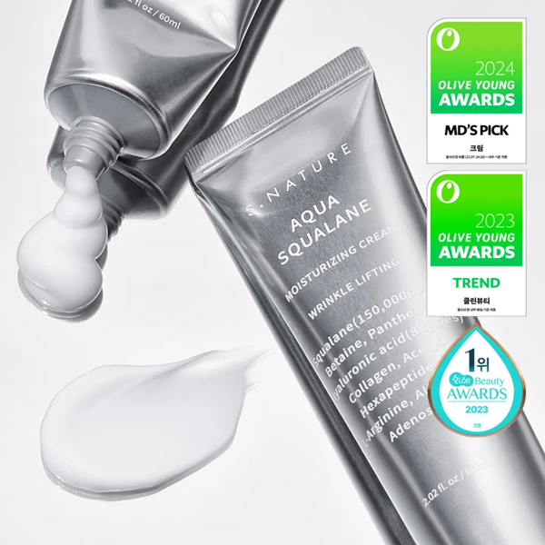 Kem dưỡng ẩm phục hồi S.Nature Aqua Squalene Cream 50ml