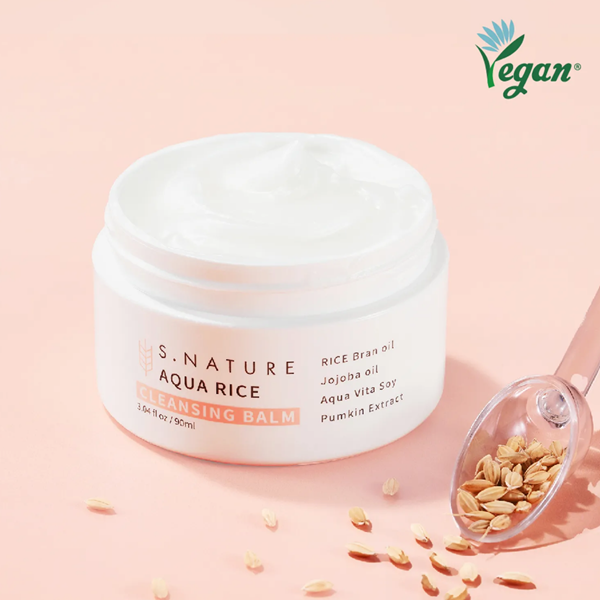 S Nature Aqua Rice cleansing balm