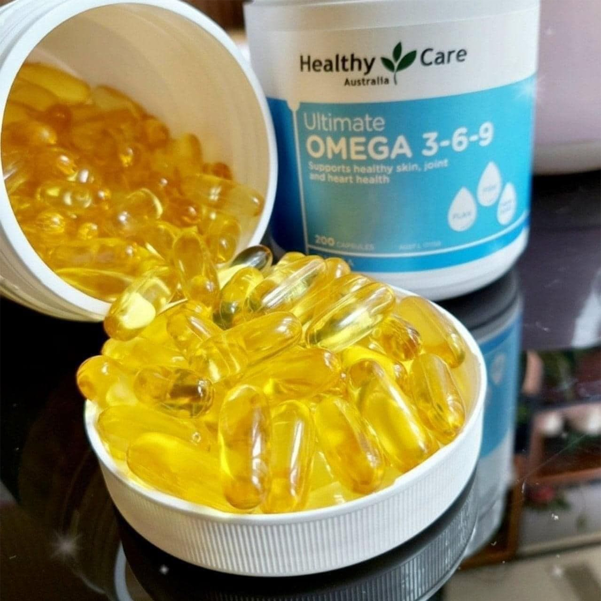 Omega 369 Healthy Care Úc 200 viên hỗ trợ tim mạch