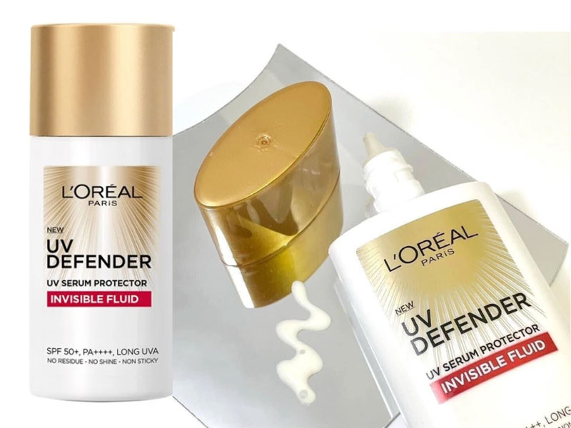 Review Kem chống nắng L'Oreal Paris X20 UV Defender Serum Invisible Resist SPF50+ PA++++