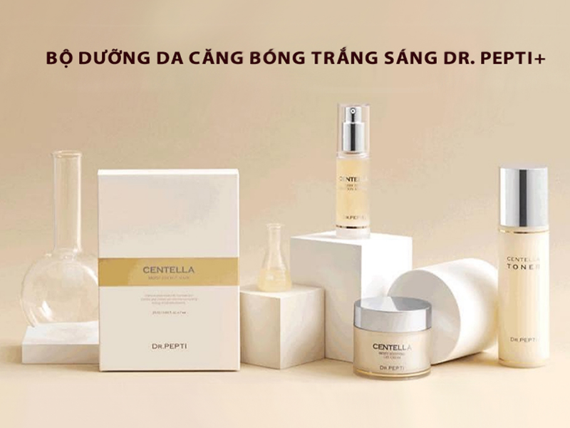 Bộ Skincare Dr.Pepti cho da khô – Cấp ẩm, căng bóng & phục hồi