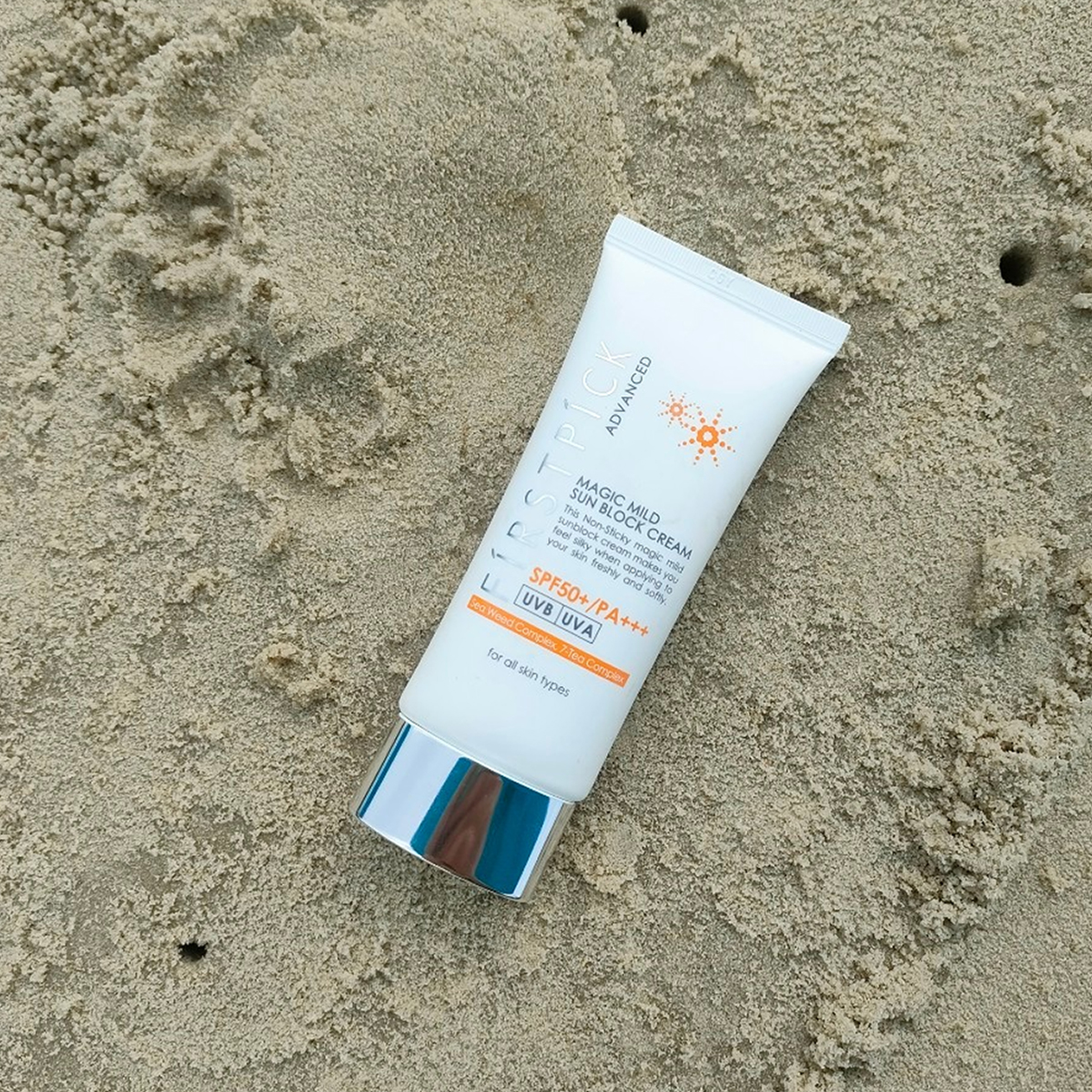 Kem chống nắng lành tính từ tảo biển và thảo mộc Firstpick magic mild sun cream SPF50+ PA++++ 60g