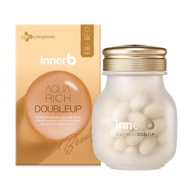 Viên uống cấp nước căng mịn da innerb aqua rich 56 viên Hàn Quốc